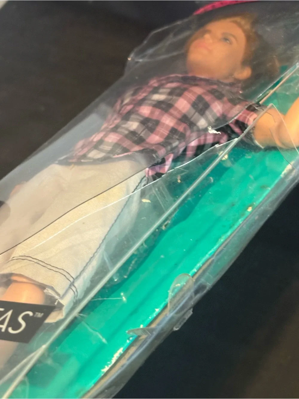 2010 Ken Fashionistas Cutie Doll Plaid Shirt Shorts Barbie New DAMAGED BOX